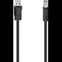 Cable USB 2.0 A a USB B Hama 00200602 Negro