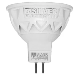 Silver Bombilla Led Dicroica Pro Electronic 5W GU5.3 Blanco Luz Cálida 3000K 470lm 12V Ángulo 38º Vida Útil 25000h Clase A+