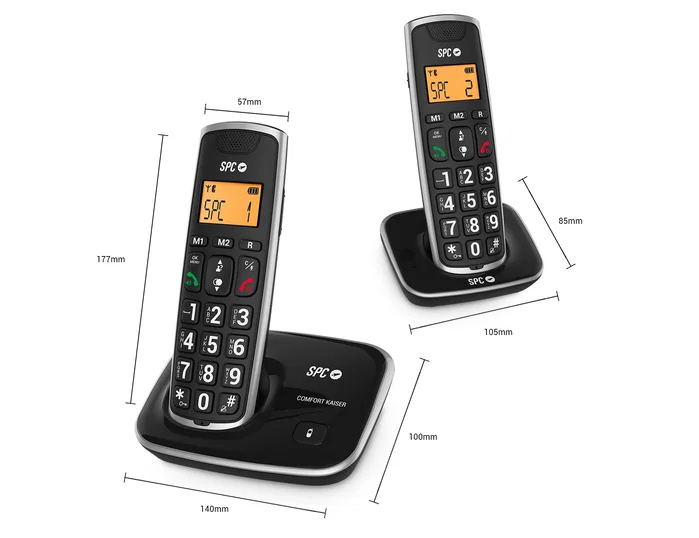 SPC Comfort Kaiser 7609N Pack DUO Negro