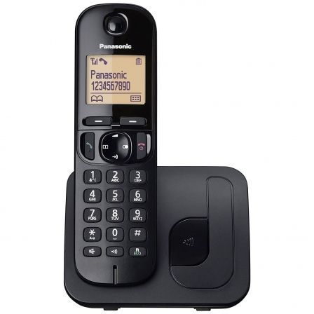 Panasonic Teléfono Inalámbrico KX-TGC210SPB Negro con Bloqueo de Llamadas y Modo Eco Panasonic Teléfono Inalámbrico KX-TGC210SPB Negro con Bloqueo de Llamadas y Modo Eco