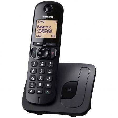 Panasonic Teléfono Inalámbrico KX-TGC210SPB Negro con Bloqueo de Llamadas y Modo Eco Panasonic Teléfono Inalámbrico KX-TGC210SPB Negro con Bloqueo de Llamadas y Modo Eco