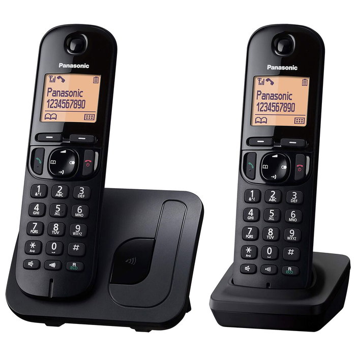 Panasonic KX-TGC210SPB Teléfono Inalámbrico DECT Negro