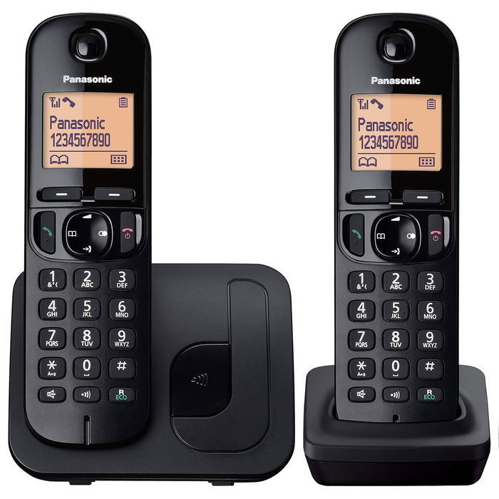 Panasonic KX-TGC210SPB Teléfono Inalámbrico DECT Negro