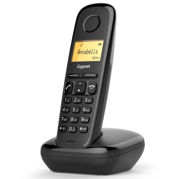 Gigaset Teléfono Fijo Inalámbrico A170 Duo, ECO DECT, Llamadas a Manos Libres, Identificador de Llamadas, Agenda 50 Contactos Gigaset Teléfono Fijo Inalámbrico A170 Duo, ECO DECT, Llamadas a Manos Libres, Identificador de Llamadas, Agenda 50 Contactos