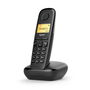 Gigaset A170 - Teléfono inalámbrico DECT analógico, negro, ECO DECT, pantalla 1.5", agenda 50 contactos, función alarma