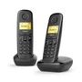 Gigaset A170 Teléfono Inalámbrico Negro ECO DECT, Agenda 50 Contactos, Alarma, Pantalla LCD