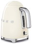 Smeg KLF03CREU Hervidor de agua 1,7 L Crema