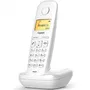 Gigaset Teléfono Inalámbrico A170 Blanco - Calidad Alemana, Pantalla Iluminada, 200h Standby, 50 Contactos, Eco DECT