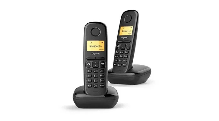 Gigaset A270 Duo Negro (L36852-H2812-D201) - Teléfono Fijo Inalámbrico DECT Dual con Identificador de Llamadas, Altavoz, Agenda 80 entradas y Pantalla 1.5" Gigaset A270 Duo Negro (L36852-H2812-D201) - Teléfono Fijo Inalámbrico DECT Dual con Identificador de Llamadas, Altavoz, Agenda 80 entradas y Pantalla 1.5"