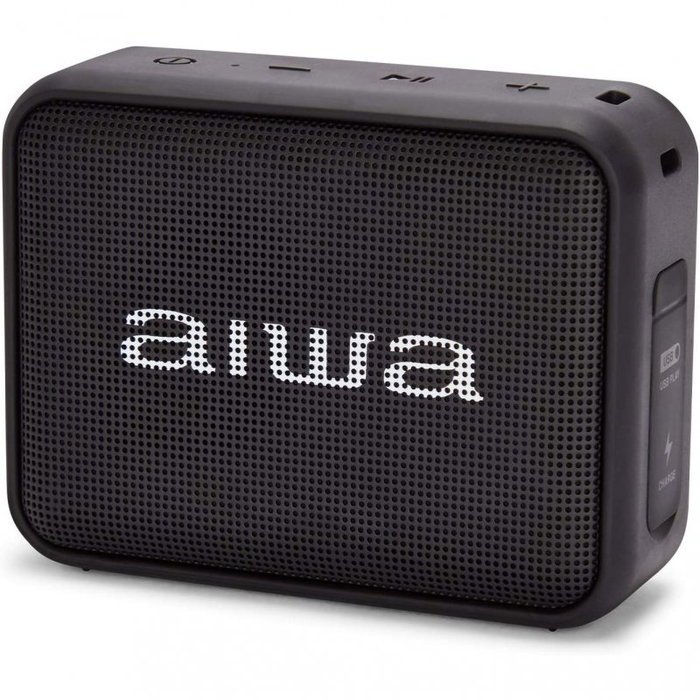 Aiwa Altavoz Bluetooth BS-200BK 6W 1.0 Aiwa Altavoz Bluetooth BS-200BK 6W 1.0