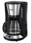 Russell Hobbs 24010-56 Cafetera de Goteo Adventure, Jarra de Cristal 1.25L (10 Tazas), Tecnología WhirlTech, Color Negro