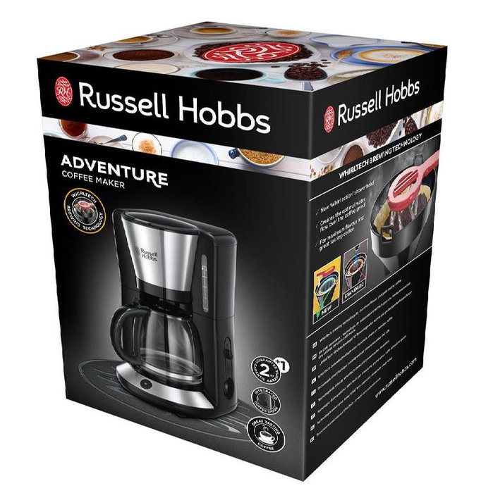 Russell Hobbs Cafetera Eléctrica 1.25L 10 Tazas - Automática