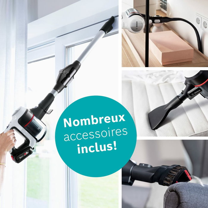 Bosch BBS 711 W Unlimited Series 7 Aspiradora Escoba 2 en 1 Bosch BBS 711 W Unlimited Series 7 Aspiradora Escoba 2 en 1