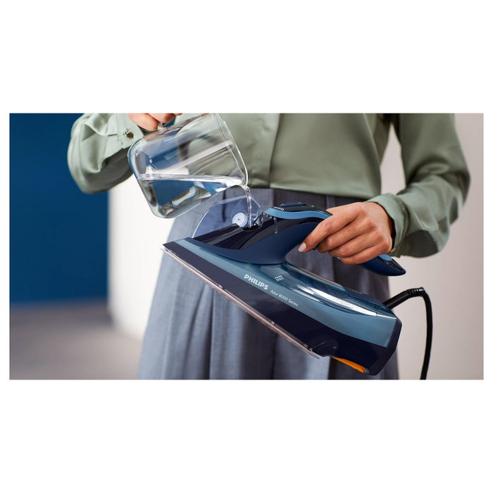 Philips Azur serie 8000 DST8020/20 Plancha de vapor Azul, 3000 W