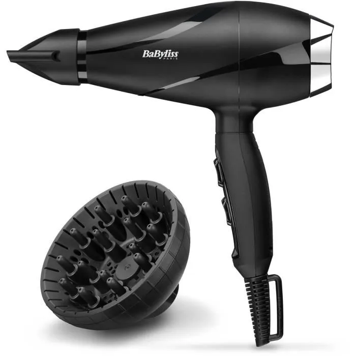 BaByliss 6713DE Negro - Secador de Pelo Profesional