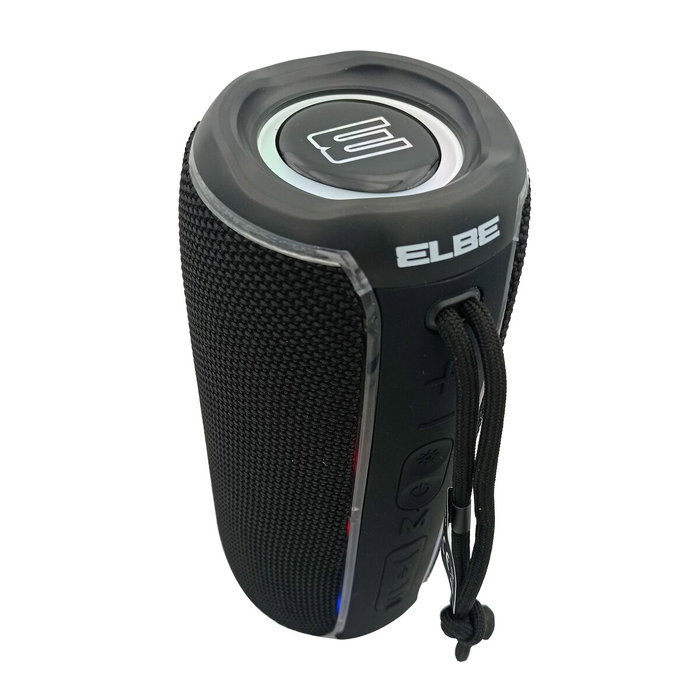 Elbe ALT-N12-TWS Altavoz Bluetooth 20W TWS Negro con Luces LED
