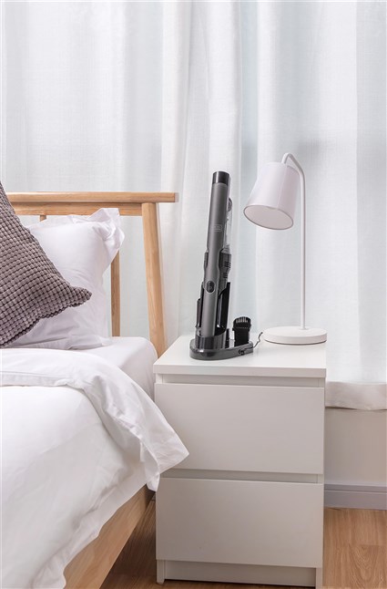 Black+Decker DVC-320B21 Aspirador Recogodetodo Inalámbrico Fino con Motor sin Escobillas 12V 2Ah