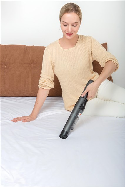 Black+Decker DVC-320B21 Aspirador Recogodetodo Inalámbrico Fino con Motor sin Escobillas 12V 2Ah