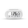 Elbe Reloj Despertador RD-009-B Temperatura Humedad Pantalla 9cm Blanco