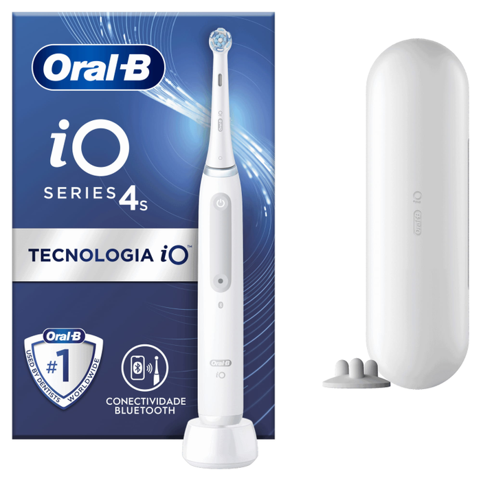 Oral-B iO 4S Cepillo Dental Vibratorio para Adulto, Blanco