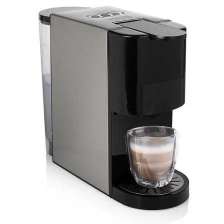 Princess Cafetera Expresso y Cápsulas 249451 1450W 19 Bares Acero Inoxidable Plateado Princess Cafetera Expresso y Cápsulas 249451 1450W 19 Bares Acero Inoxidable Plateado