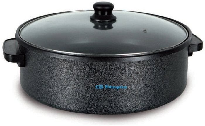 Orbegozo PZ 8100 Olla Eléctrica Paellera Pizza-Pan 1500W 11L 40cm