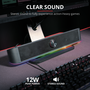 Trust GXT 619 Thorne Barra de Sonido RGB Negra