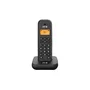 SPC KEOPS 7334N Teléfono Inalámbrico DECT con Identificador de Llamadas, Modo ECO, Pantalla Ámbar, Base, Registro y Agenda 50 Contactos, Negro