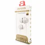 Aiwa ESTM-500WT Auriculares Intraaurales Alámbricos para Música, Blanco, Frecuencia 10-40000 Hz, Cable de 1.2 m, Conector de 3.5 mm