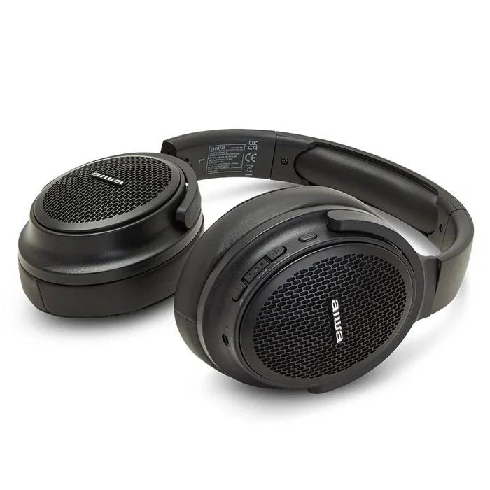 Aiwa HST-250BT HypeBass Auriculares Inalámbricos Negros