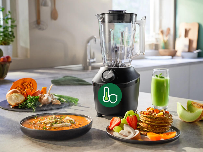 Philips 3000 series HR2291/01 Batidora ProBlend Crush Tech 600W 2L vidrio acero inoxidable