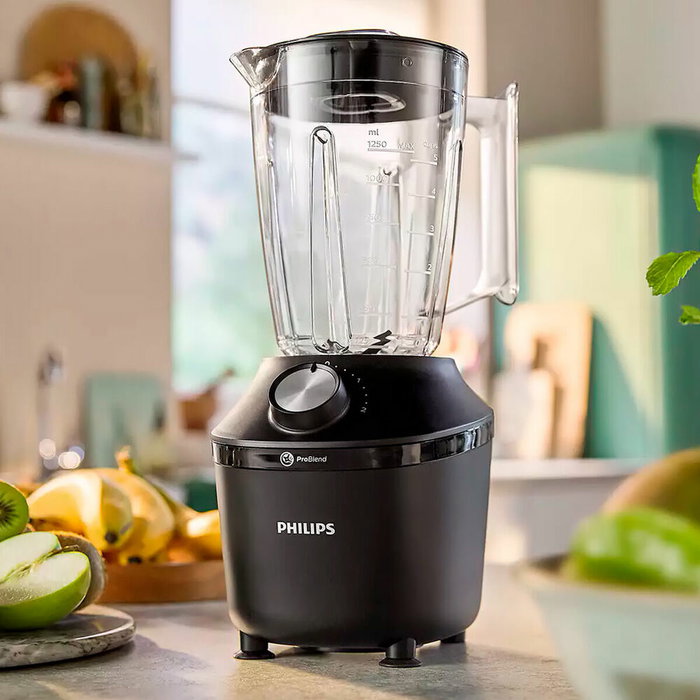 Philips Batidora de vaso serie 3000 HR2291/01 ProBlend Crush de 600 W y 2 L