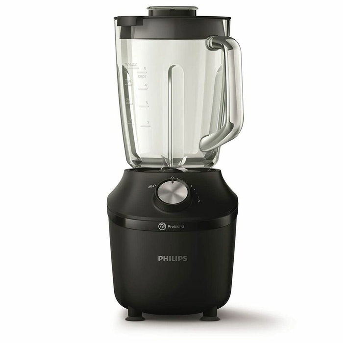 Philips Batidora de vaso serie 3000 HR2291/01 ProBlend Crush de 600 W y 2 L
