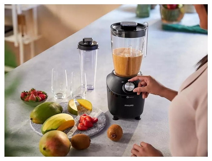 Philips Batidora de vaso serie 3000 HR2291/01 ProBlend Crush de 600 W y 2 L