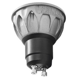Silver Bombilla LED Evo Dicroica 8W 690lm Gris GU10 Equivalente 80W Luz Blanca 5000K