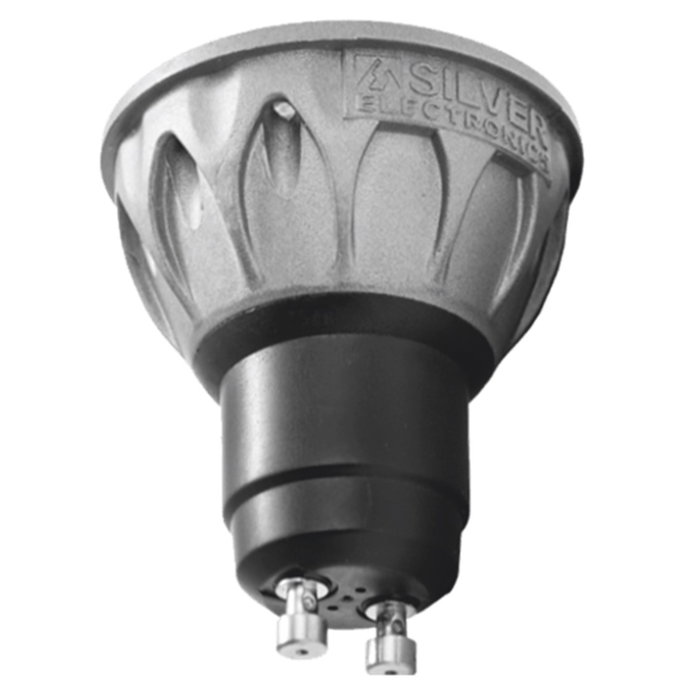 Silverht Bombilla LED Evo Silver Electronic Dicroica GU10 8W (equivalente 80W) 4000K 690Lm Luz Neutra Natural A+ Silverht Bombilla LED Evo Silver Electronic Dicroica GU10 8W (equivalente 80W) 4000K 690Lm Luz Neutra Natural A+