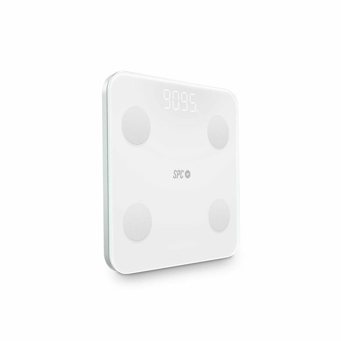 Báscula Digital de Baño SPC ATENEA FIT 3 Blanco Cristal Templado 180 kg 150 kg 1,5 Kg