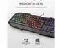 Trust GXT 830-RW Avonn Teclado Gaming Iluminación Rainbow