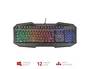 Trust GXT 830-RW Avonn Teclado Gaming Iluminación Rainbow