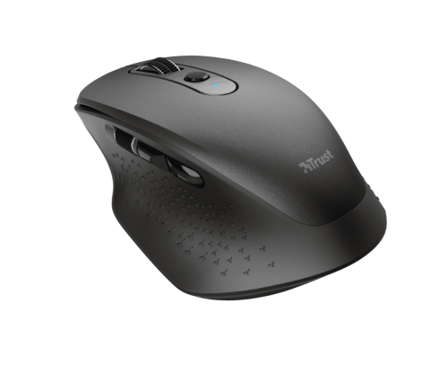 Trust Ozaa Ratón Ergonómico Inalámbrico con Batería Recargable, Clic Silencioso y DPI Ajustable hasta 2400 Trust Ozaa Ratón Ergonómico Inalámbrico con Batería Recargable, Clic Silencioso y DPI Ajustable hasta 2400