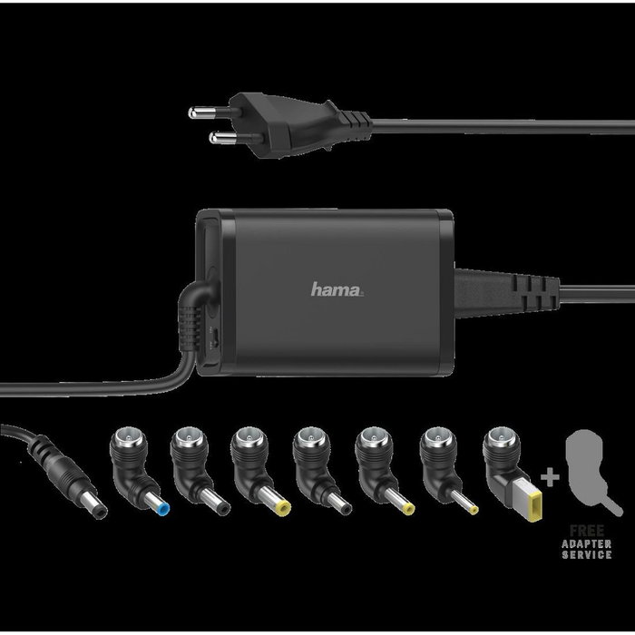 Hama Cargador Universal para Portátil 65W 15-19V Negro
