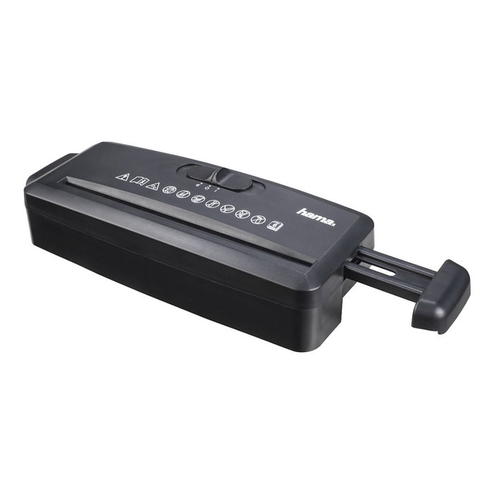 Hama Mini S6 Destructora de documentos con corte en tiras, 6 hojas, negro Hama Mini S6 Destructora de documentos con corte en tiras, 6 hojas, negro
