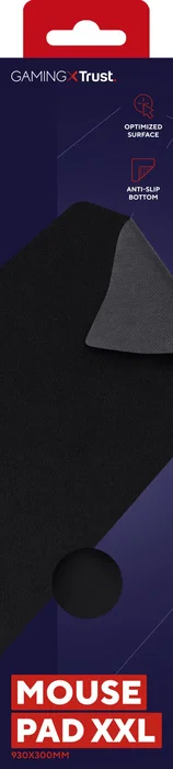 Trust GXT 758 Alfombrilla de ratón para juegos Negro XL
