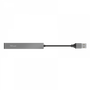 Trust Halyx Hub USB 2.0 de 4 puertos, Aluminio Gris