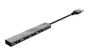 Trust Halyx Hub USB 2.0 de 4 puertos, Aluminio