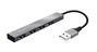 Trust Halyx Hub USB 2.0 de 4 puertos, Aluminio