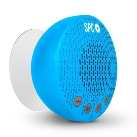 SPC 4406A Altavoz Bluetooth 5.0 BT Splash 2 Portátil Resistente Salpicaduras IPX5 5W Radio FM Manos Libres Azul