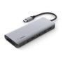 Belkin Adaptador Multipuerto 7 en 1 USB-C AVC009btSGY Plata