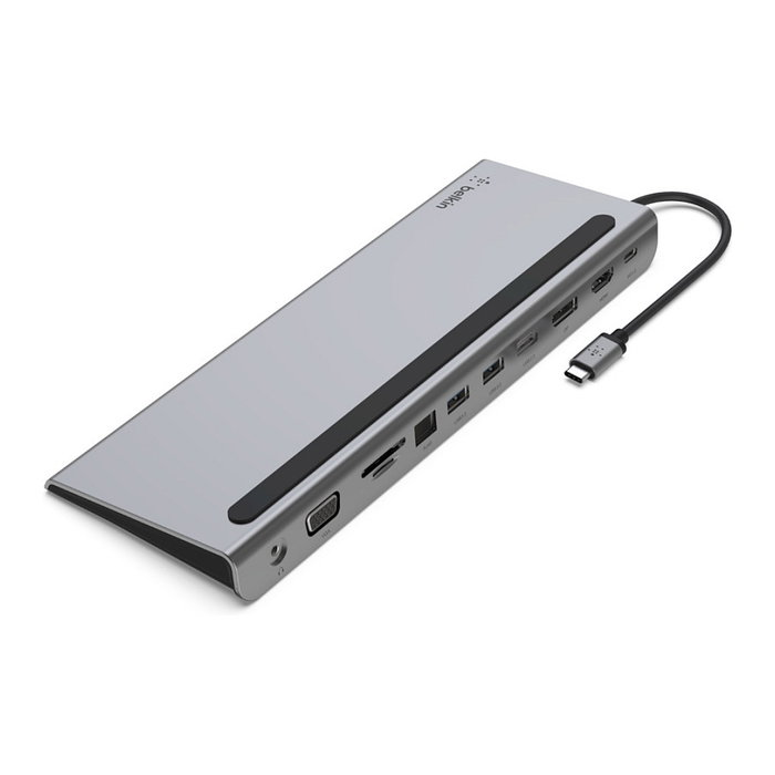 Belkin INC004BTSGY Docking Station USB-C 10 en 1 Gris y Negro Belkin INC004BTSGY Docking Station USB-C 10 en 1 Gris y Negro