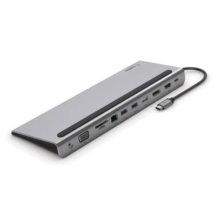 Belkin INC004BTSGY Base para portátil y replicador de puertos USB 3.2 Gen 1 Type-C Alámbrico 100 W Negro y Gris Belkin INC004BTSGY Base para portátil y replicador de puertos USB 3.2 Gen 1 Type-C Alámbrico 100 W Negro y Gris